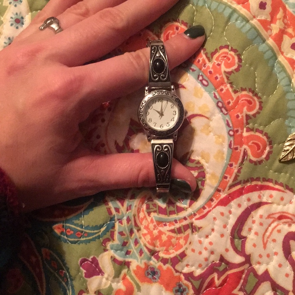 Silver watch